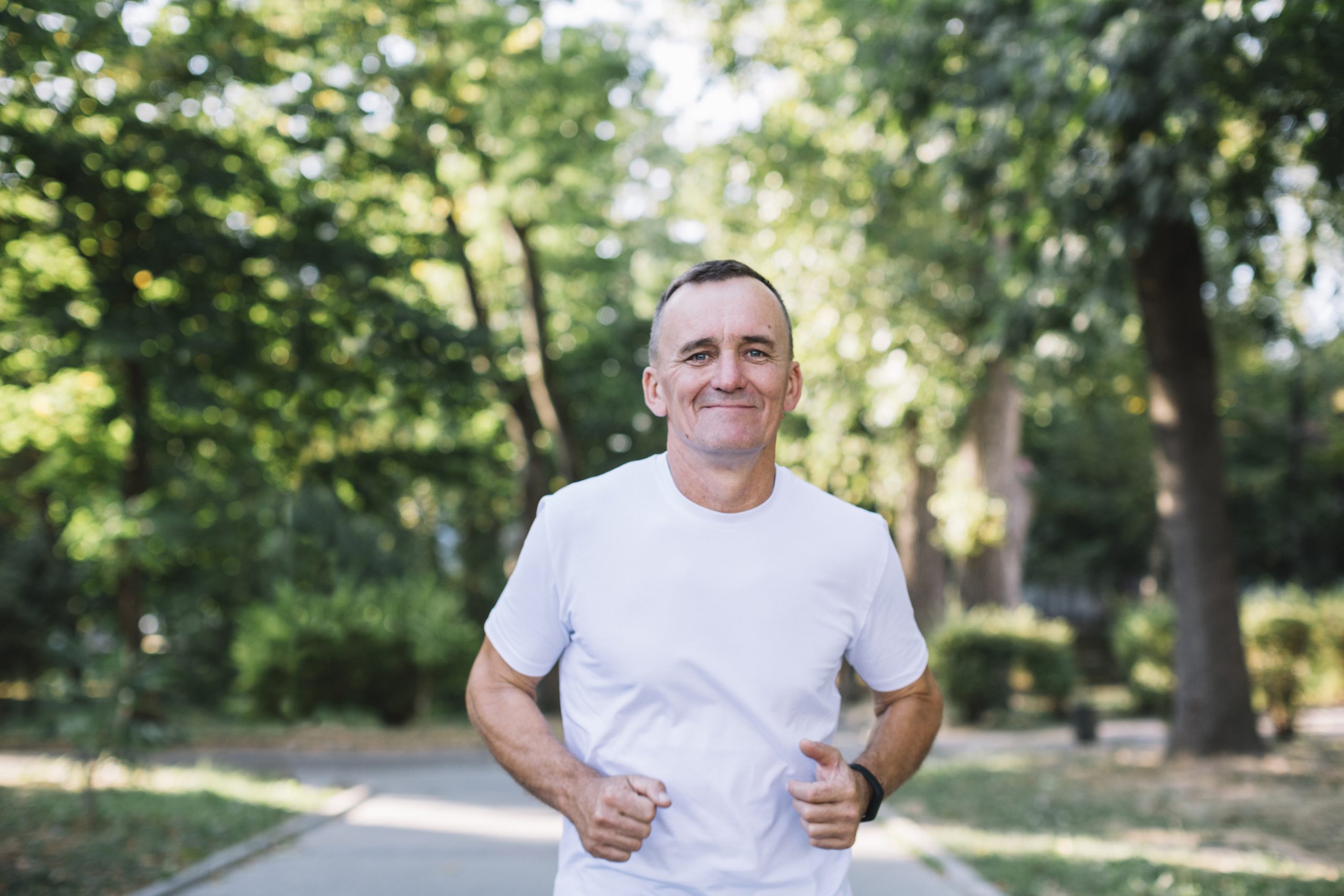 Man running outdoors — VO2 Max naturally declines after 30 but targeted training reverses the trend